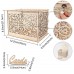 FixtureDisplays® DIY Wedding Card Box Rustic Wood Card Box Gift Card Holder for Wedding Banquet 15113